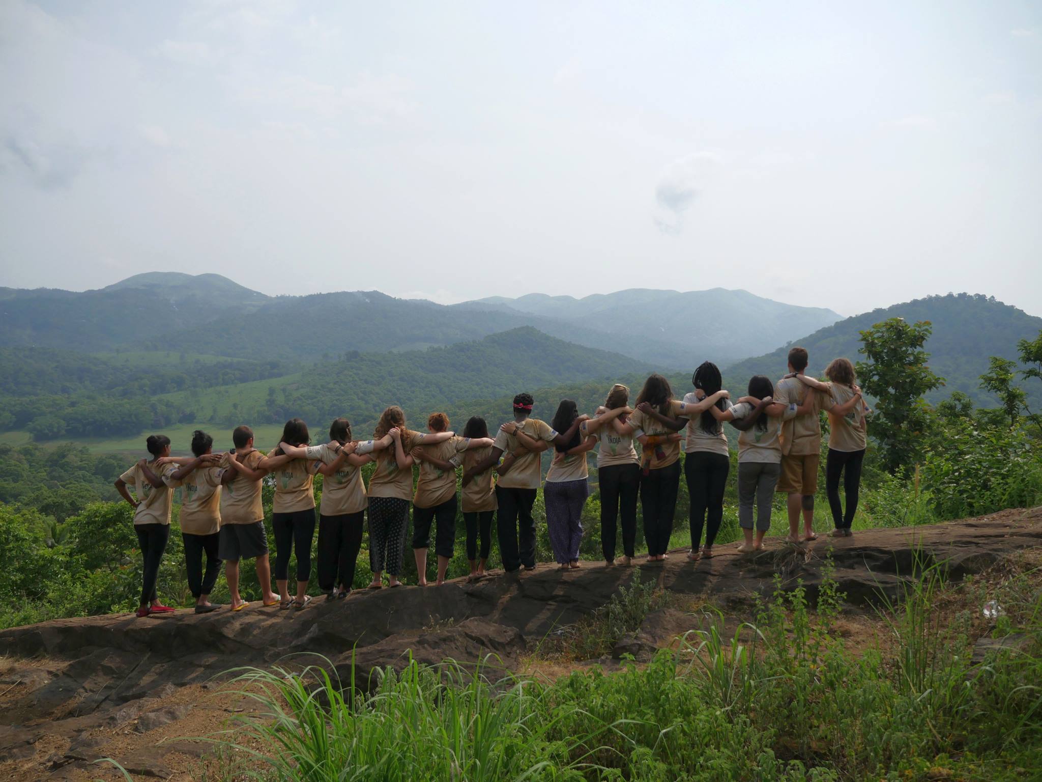 Canadian University team at tribal project site